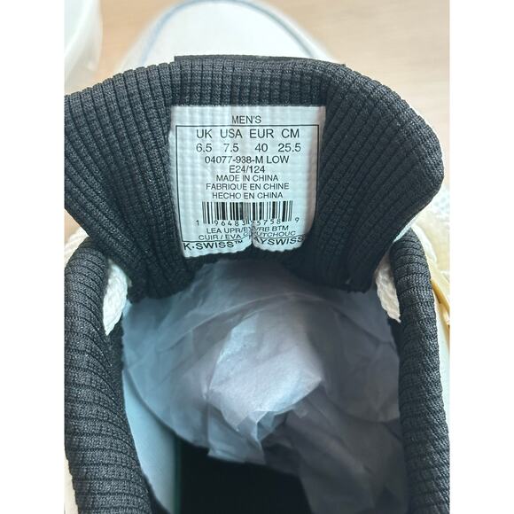 K-Swiss Techna Trainer Gray / White Sneaker - Size 7.5M - NEW - Picture 7 of 7